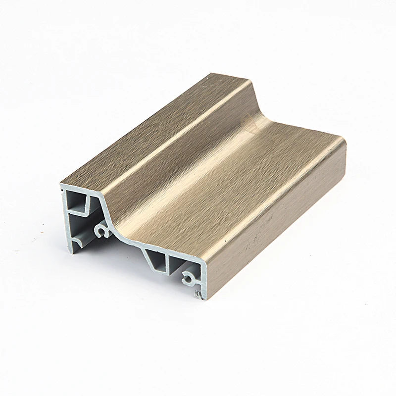 New white color glossy plastic extrusion profiles used fridge parts