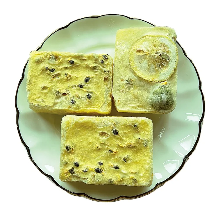 Customized Freeze-dried Kumquat Lemon Fruit Tea Block Private Label High VC Beautiful Fruit Lime Lemon Passion Fruit Cube Tea
