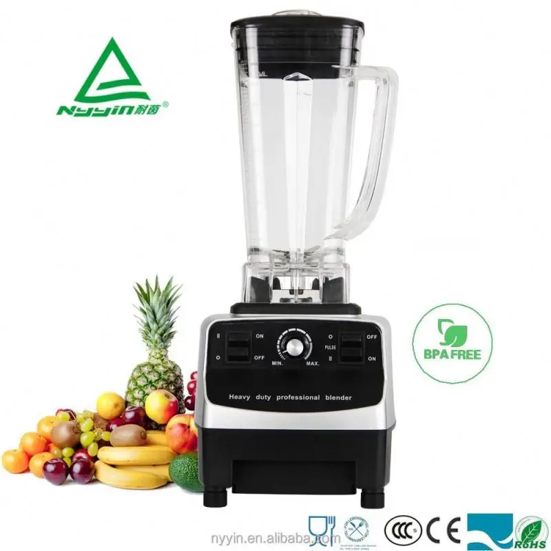 Licuadora Bpa-free ETL CETL CE ROHS LFGB DGCCRF ROHS Professional Powerful Fruit Commercial Blender Electric 1.75, 2 1500 220