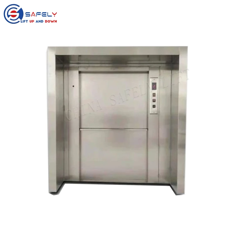 Indoor100kg Dumbwaiter Elevator Traction Goods Lift Food for Kitchen Restaurant Hotel With Price