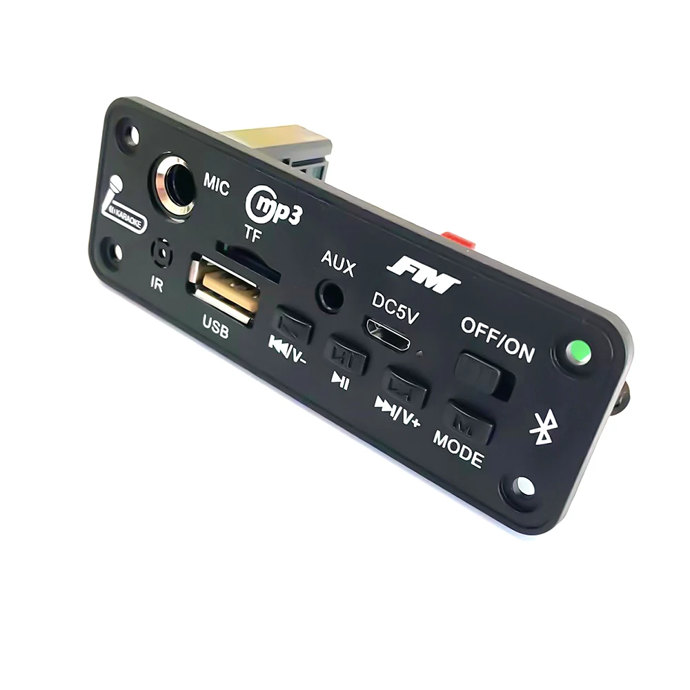 5V Car AUX MP3 Player Module with Bluetooth Karaoke 5V MP3 Decoder Board