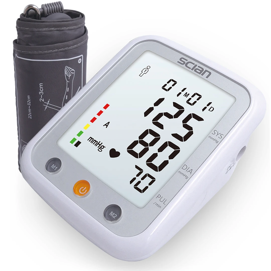 SCIAN High Accuracy Digital Blood Pressure Monitor Electronic Upper Arm Sphygmomanometer Fast And Easy Testing