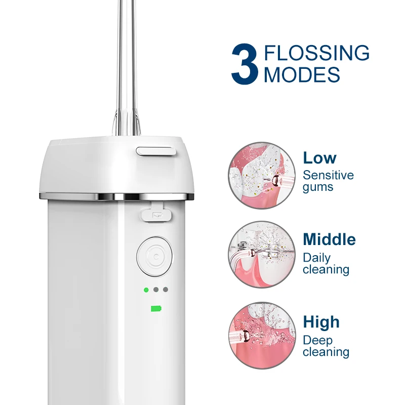 Factory Price Mini Oral Irrigator Water Flosser 3 Modes Cordless Water Flosser