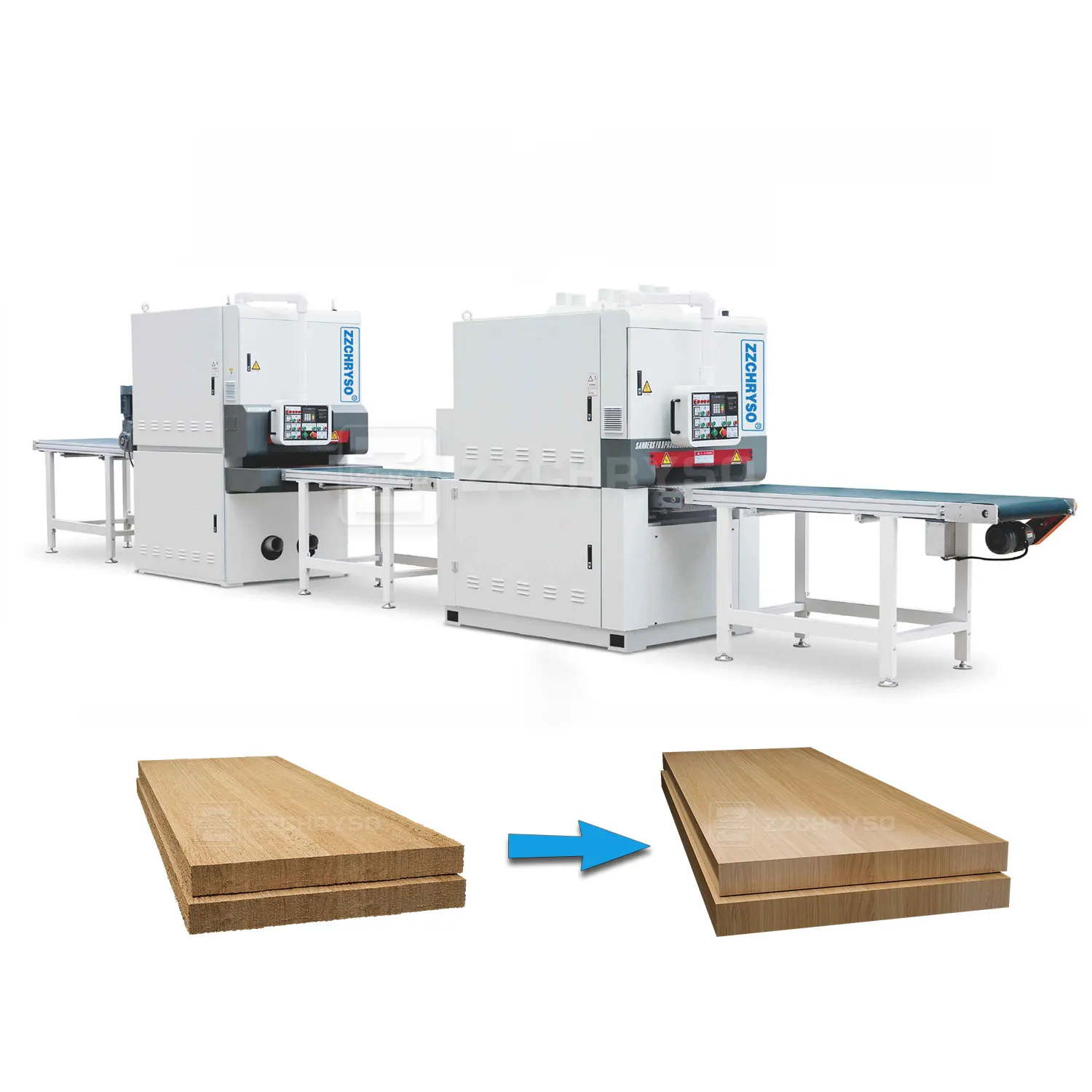 Woodworking Solid Wood 1300mm Planer and Sander Machine for Furniture Woodworking Planing and Sanding Machine for Vietnam Market