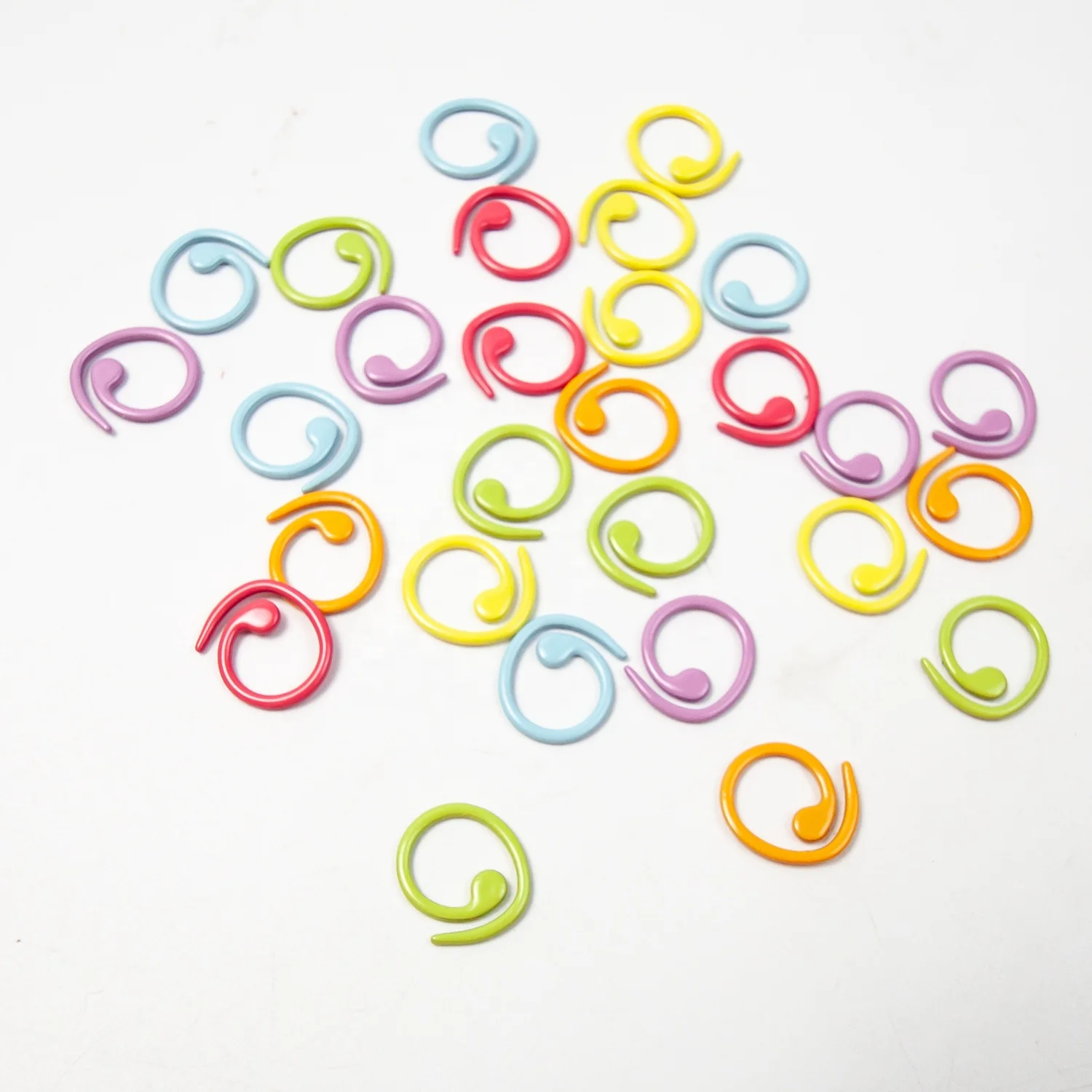 30 комплектов/партия вязание случайный цветные маркеры стежка крючком вязания вязальные