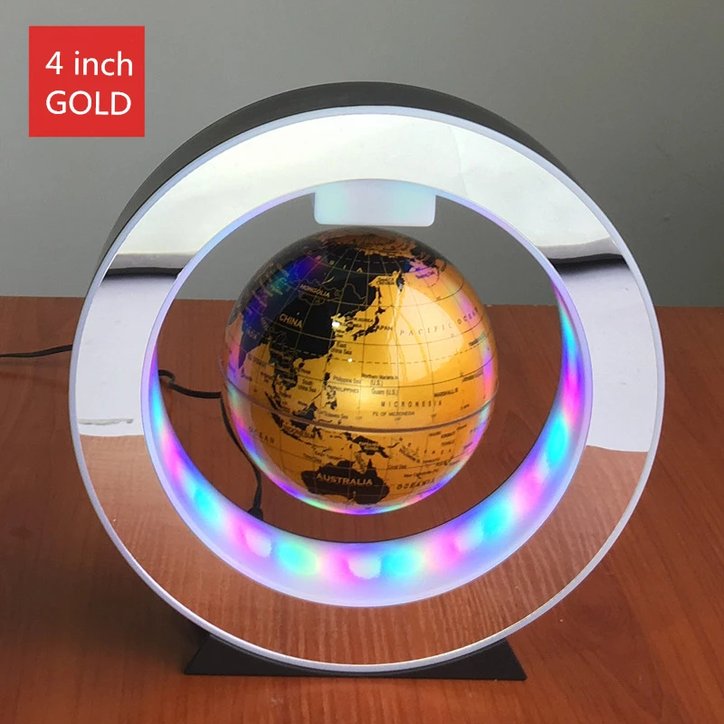 
2020 Magnetic Levitation Globe Student school teaching equipment Night light globe Creative Gifts 110/220V AC US/EU/UK/AU 