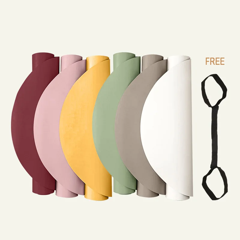 Custom Logo Non-toxic Durable Eco-Friendly Non-Slip PU Exercise Fitness Yoga Mat