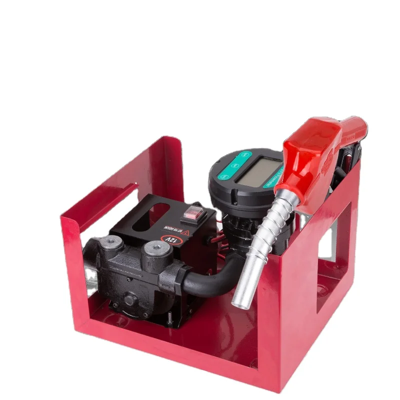 Electric Diesel Pump Combination Automatic Small Fuel Dispenser Hot Sell 24V/12V/220V Oil Gear Pump OEM FUEL Transfer 500w / 15m