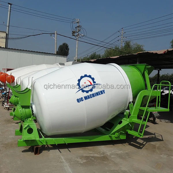 high operating efficiency Mini Concrete Pump QIC 1.5 cube Concrete mixer tank factory sale concrete mixing drum