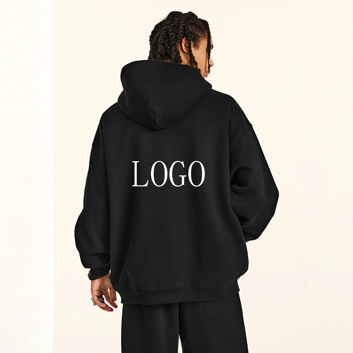 345gsm Zip Up Hoodie Jacket Custom Logo Hoodie Jacket With Zipper For Men Tech Fleece Hoodie