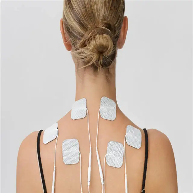 TENS/EMS electrode pads Muscle Stimulator  Strong Adhesive Electrode Pad fabrics electrode pad