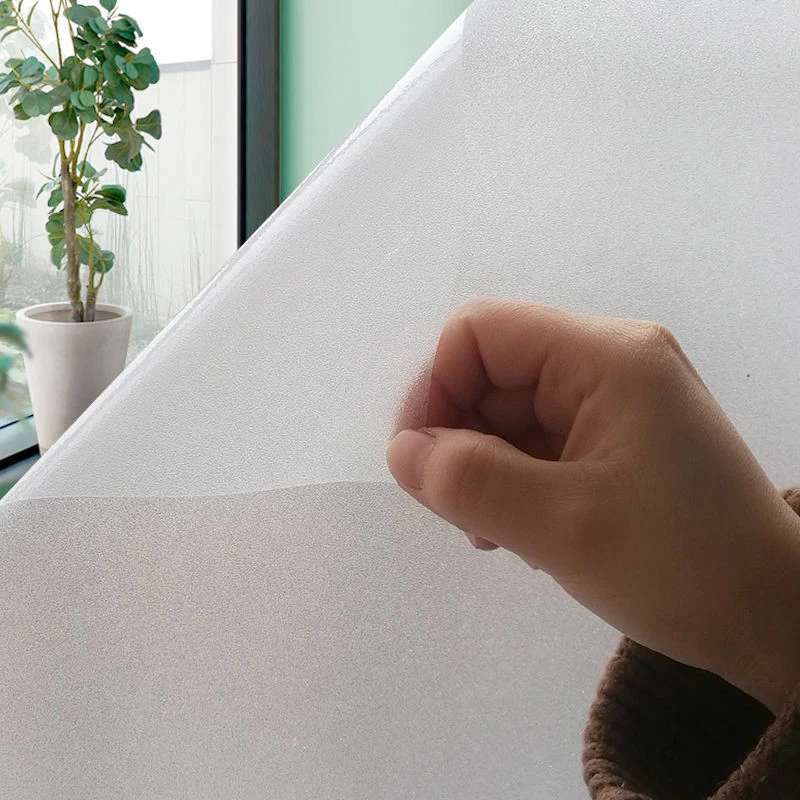 Waterproof PVC Adhesive Film Privacy Glass Frosted Garden Frost Protection Film