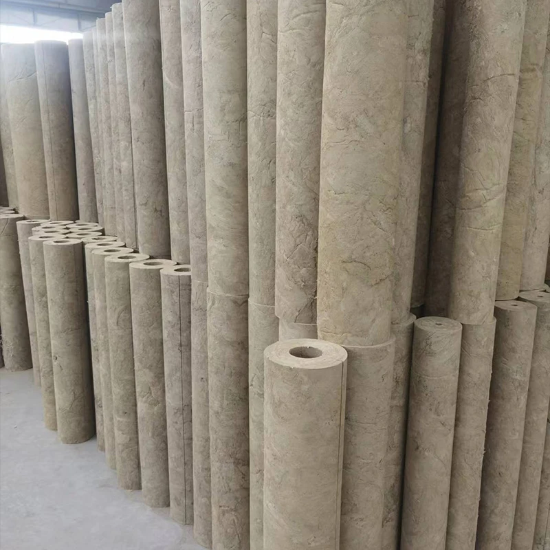 HS Code Soundproof Insulation Materials rock Glass wool Pipe Insulation