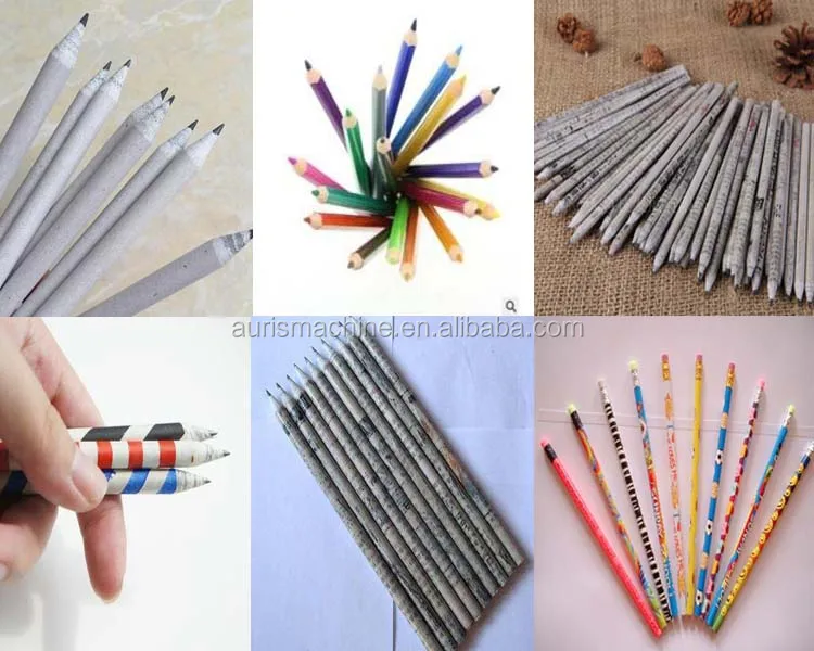 Industrial standard newspaper pencils making machine pencil maker