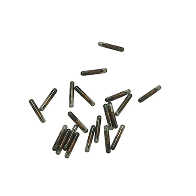 134.2KHz FDX-B 2.12x12mm microchip EM4305 fish chip RFID animal Glass Tag with injector needle