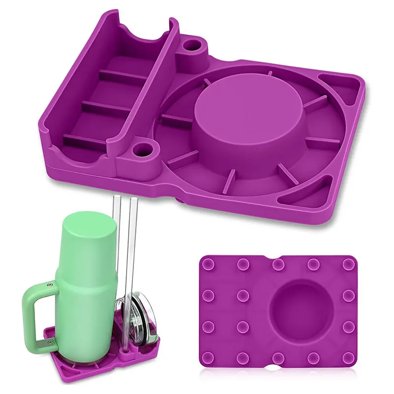 Hot Selling Cup Accessories Drying Rack Silicone Dryer Rack For Water Bottle And Stanlyes Cup