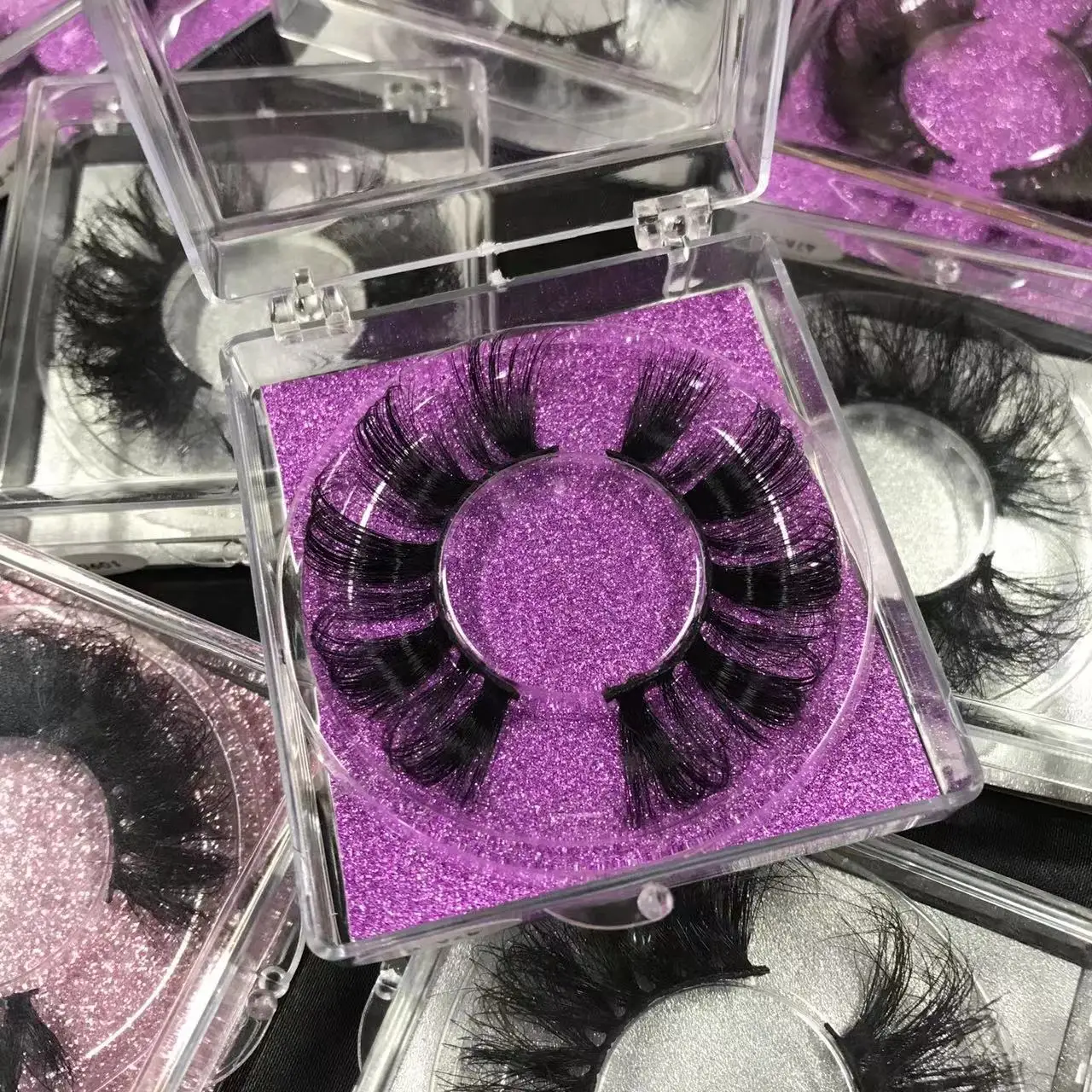 hot sale mink eyelashes wholesale vendor eyelash extension 25mm mink eye lashes