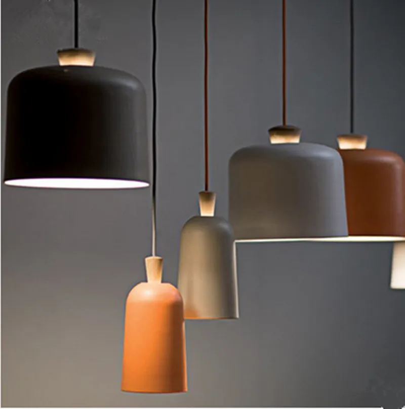 Modern Aluminium Material Cheap Hotel Pendant Colorful Practical Coffee Lamp Pendant Light