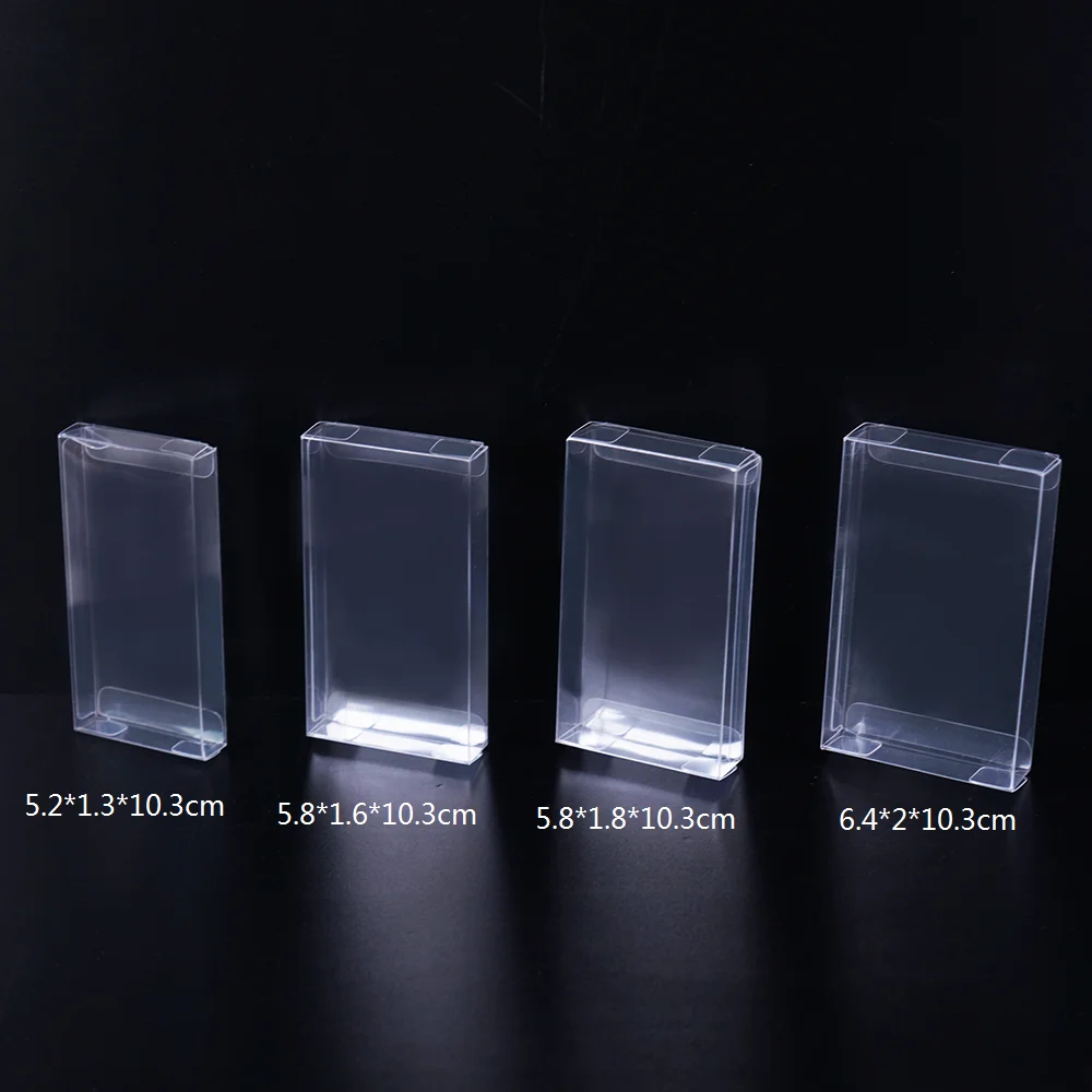 Customized Mini Clear Pet Transparent PVC Acetate Packaging Plastic Boxes