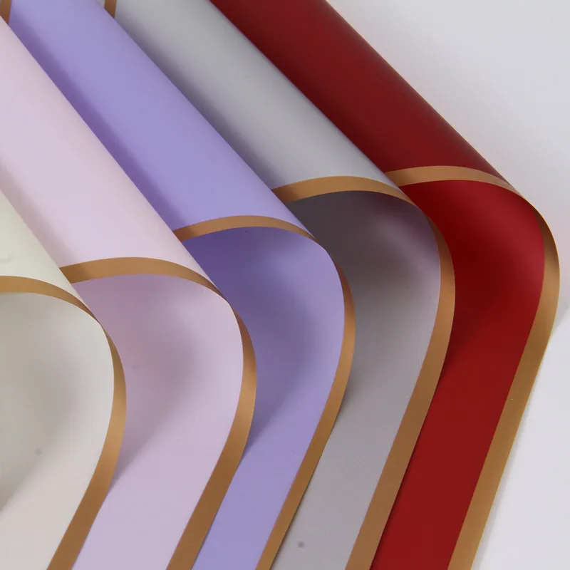 Floral Wrap Arrangement Custom Luxury Bouquet Packaging Wrapping Korean Paper For Flowers