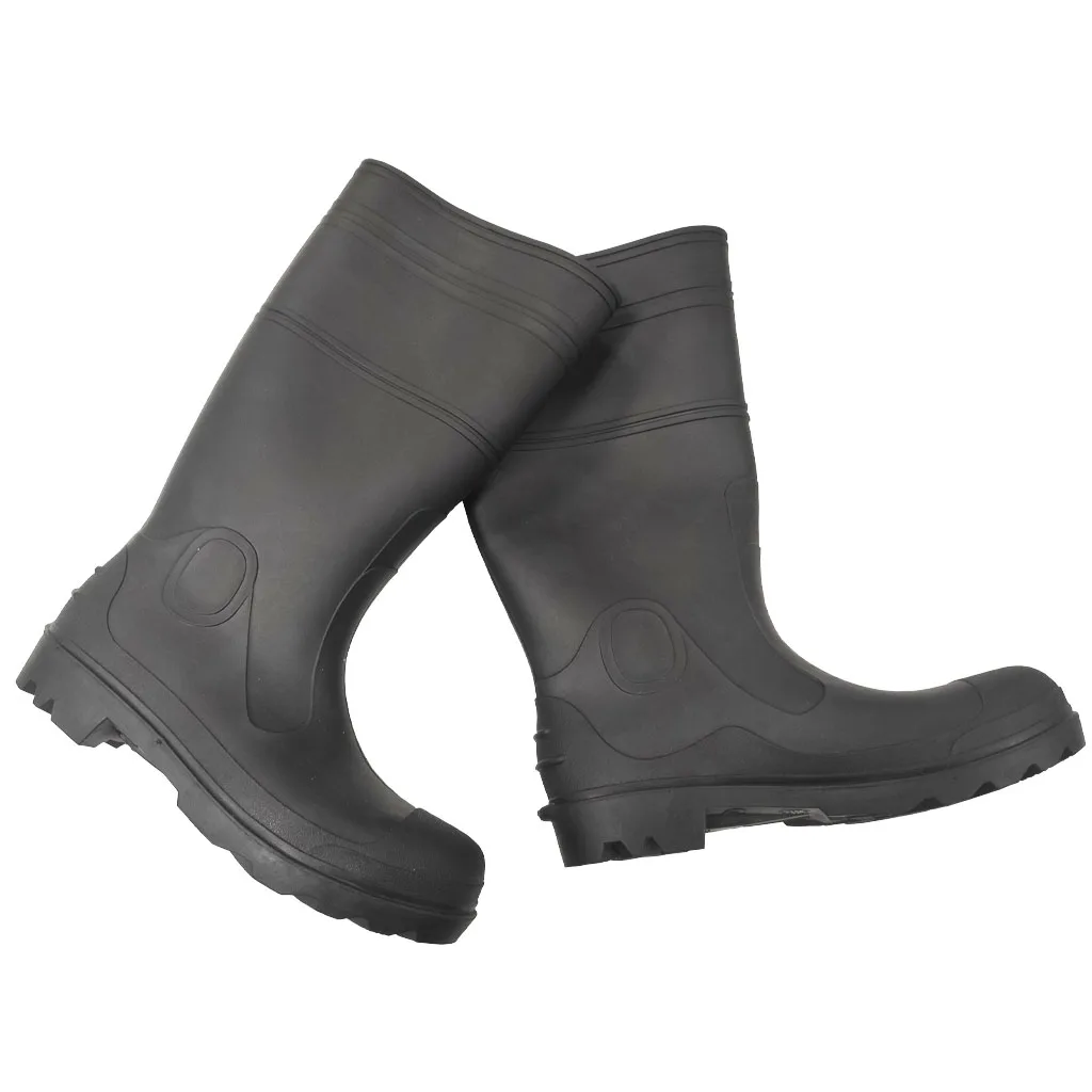 
EN20346 steel toe boots safety rubber farm boots for work Logo customized safety boots shoes 