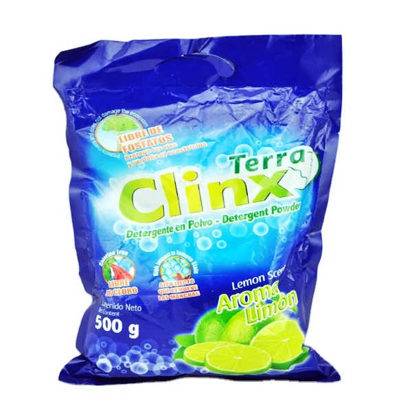 Customized formula detergent powder  with retail package