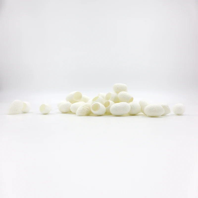 100% Pure Skin Care Natural Raw Cocoon Silk Luxury Mulberry Silk Fabric Cocoon