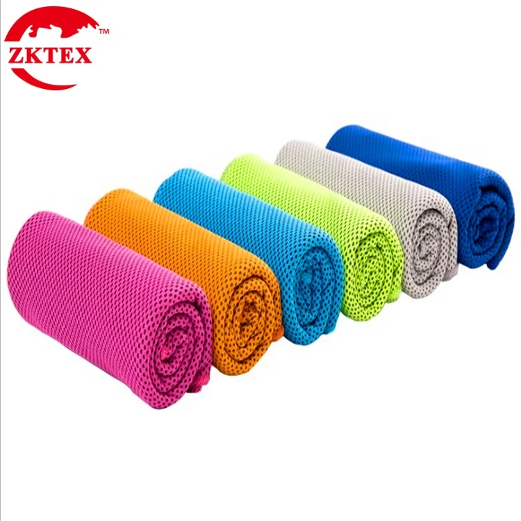
Wholesale Super Magic Microfiber Sports Instant Cool Ice Neck Cooling Towel With Customized Logo for all activities 