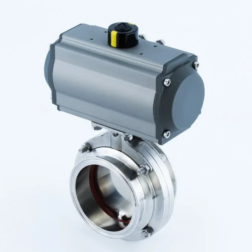 Standard Concentric Type Soft Seal Butterfly Valve Worm Gear Rubber Seated Double Flanged Butterfly Valve Wafer Butterfly Valve