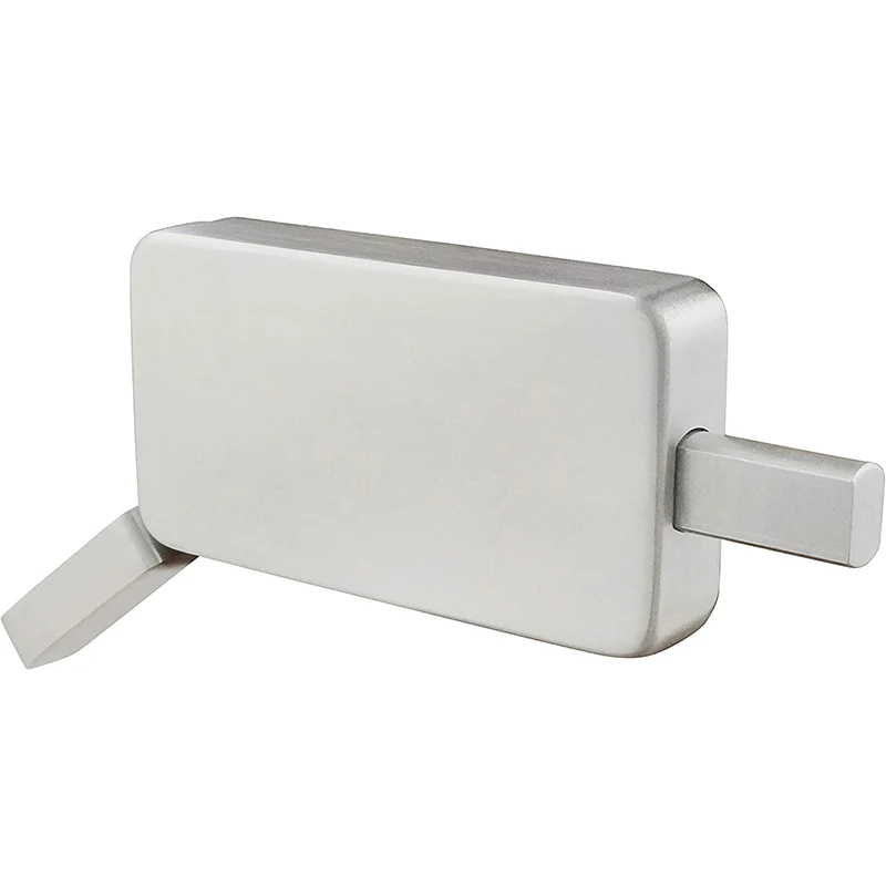 Industrial Hot Selling Stainless Steel Door Lock Black Silver Barn Door Hardware Invisible Lock For Barn Doors