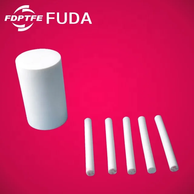 FUDA modified ptfe taflon ptfe raw material carbon filled graphite rod with more abrasion performance