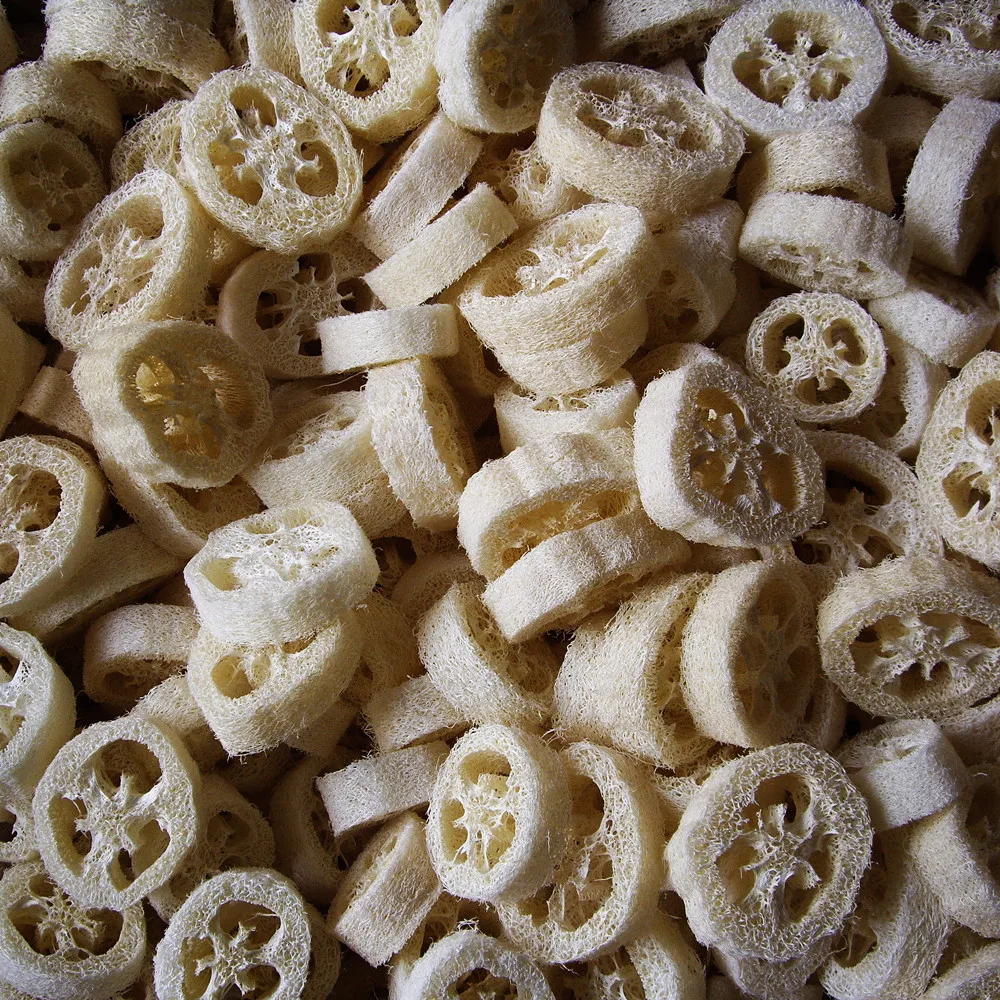 1cm/1.5cm/2cm/2.5cm Lufa Slices Soap Tray,Natural Bathroom Soap Holder,Eco-friendly Natural Loofah Sponge