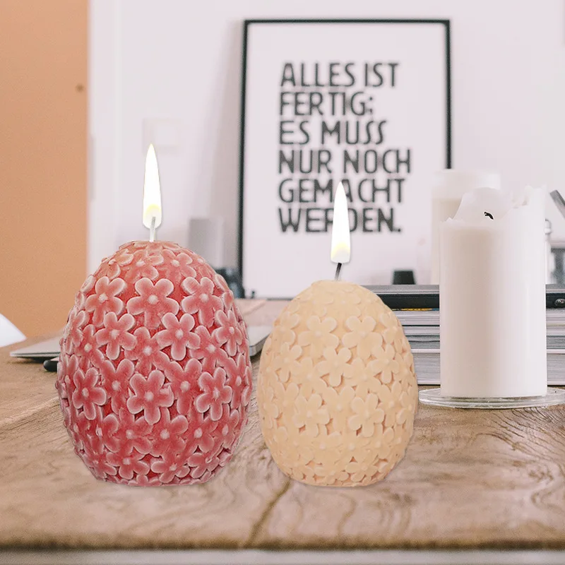 DIY 3D Кристалл Капля Смолы круглый яичный шар розовый шар силиконовая ароматическая свеча форма