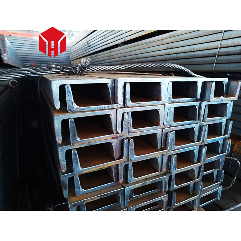 U Channel Bar S235JR S355JR S355J2+N UPN30-UPN300 Steel EN 10025-2:2004 UPN Channel Structure Steel CN;SHN Not Perforated Black