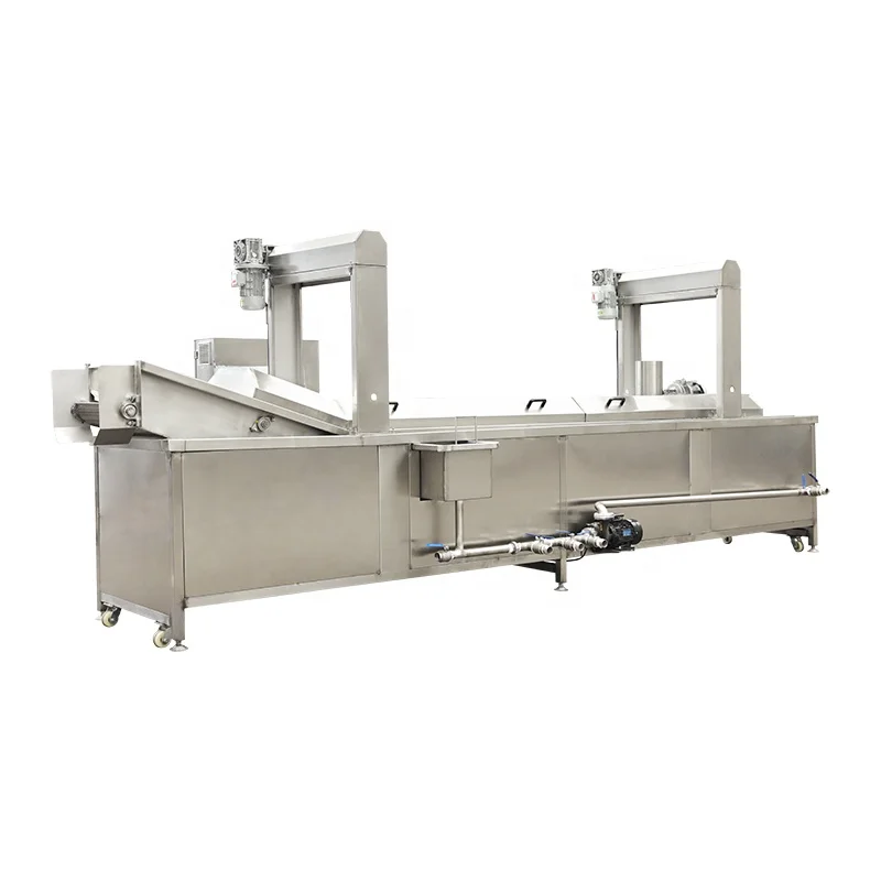 Automatic Falafel Snack Conveyor Mesh Belt Chicken Banana Chips Deep Frying Machine Continue Fryer