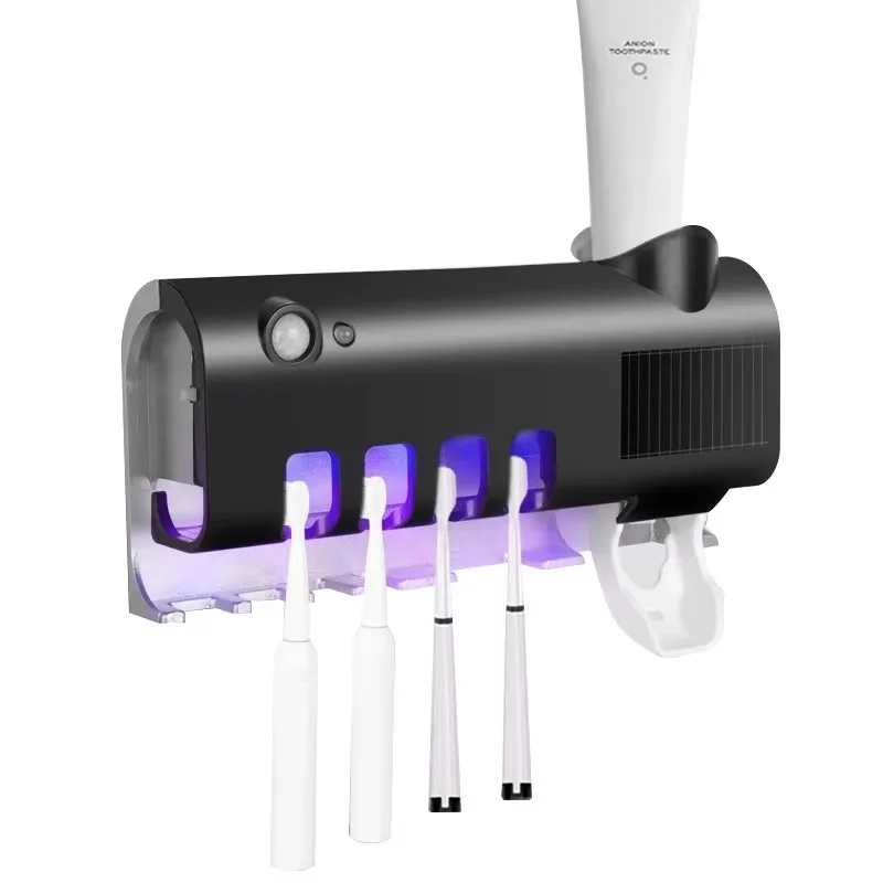  2 в 1 зубная щетка saniti zing LED дизин fector Свет USB синий Авто Мощность Время работы от аккумулятора кабель Таймер Sterili zer держатель для зубных