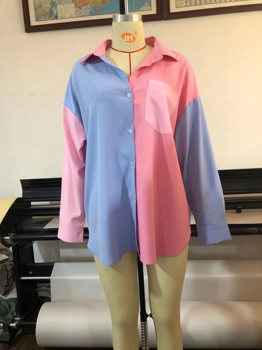 Spring 2024 Clothing Apparel Chic Long Sleeve T Shirt Women Casual Turndown Collar White Crop Top Button Up Blouse Shirts
