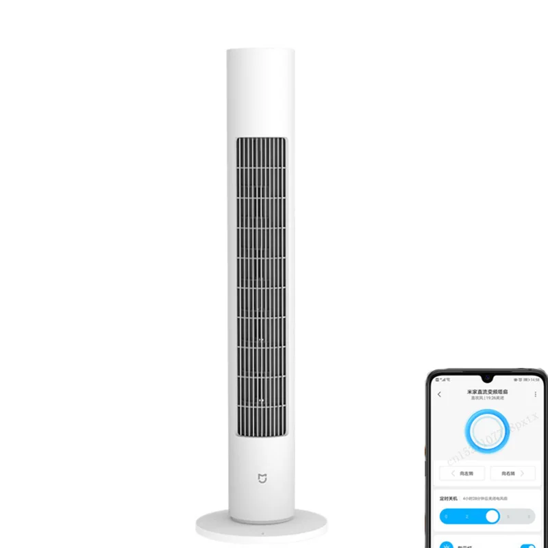 Xiaomi Mijia DC Frequency Conversion Tower Fan Summer Cooling Bladeless Air Conditioner Cooler for Home Office Desk