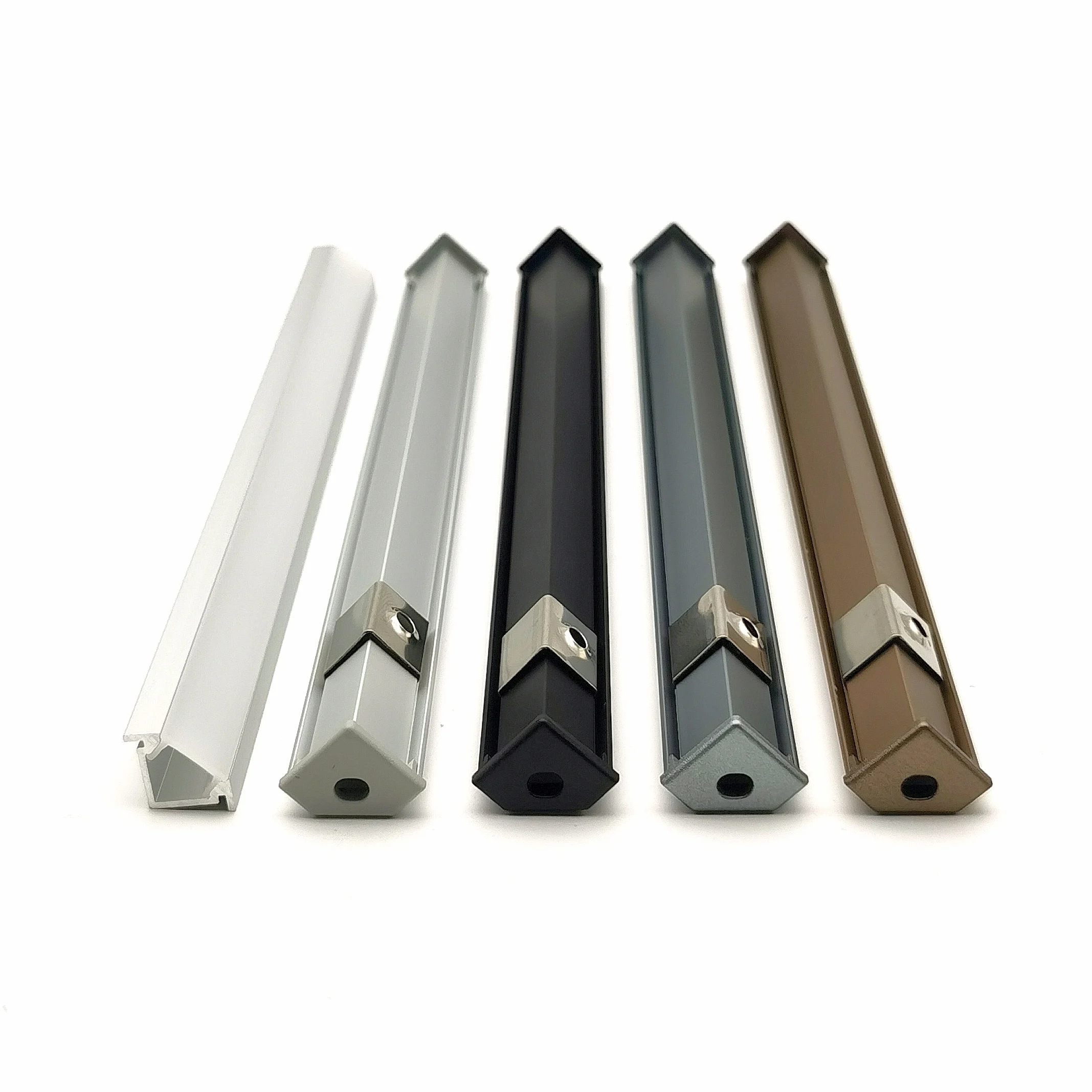 13*13MM F-009 1M 2M 3M Aluminium Profile For LED Lighting Strip Indoor Recessed Aluminum Standard Led Strip Light Profiles