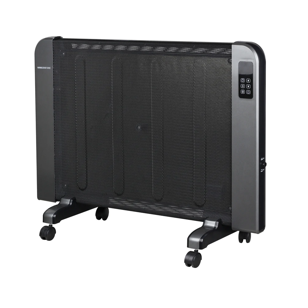 freestanding wall mounting electric panel mica convector heater with remote control