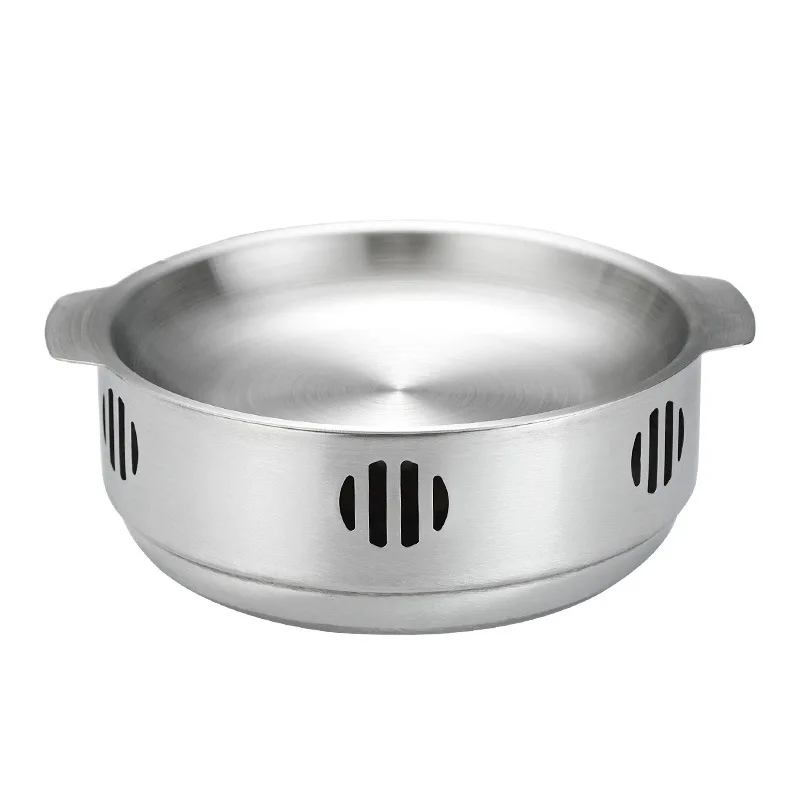 Drop Shipping Holding Furnace Keep Warm BBQ Grill Hold Temperature Smokeless Stainless Steel Insulation
