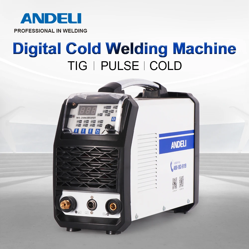  ANDELI TIG-250MPL умный многофункциональный сварочный аппарат MOS 220 В TIG/COLD/PULSE TIG для холодной сварки точечная