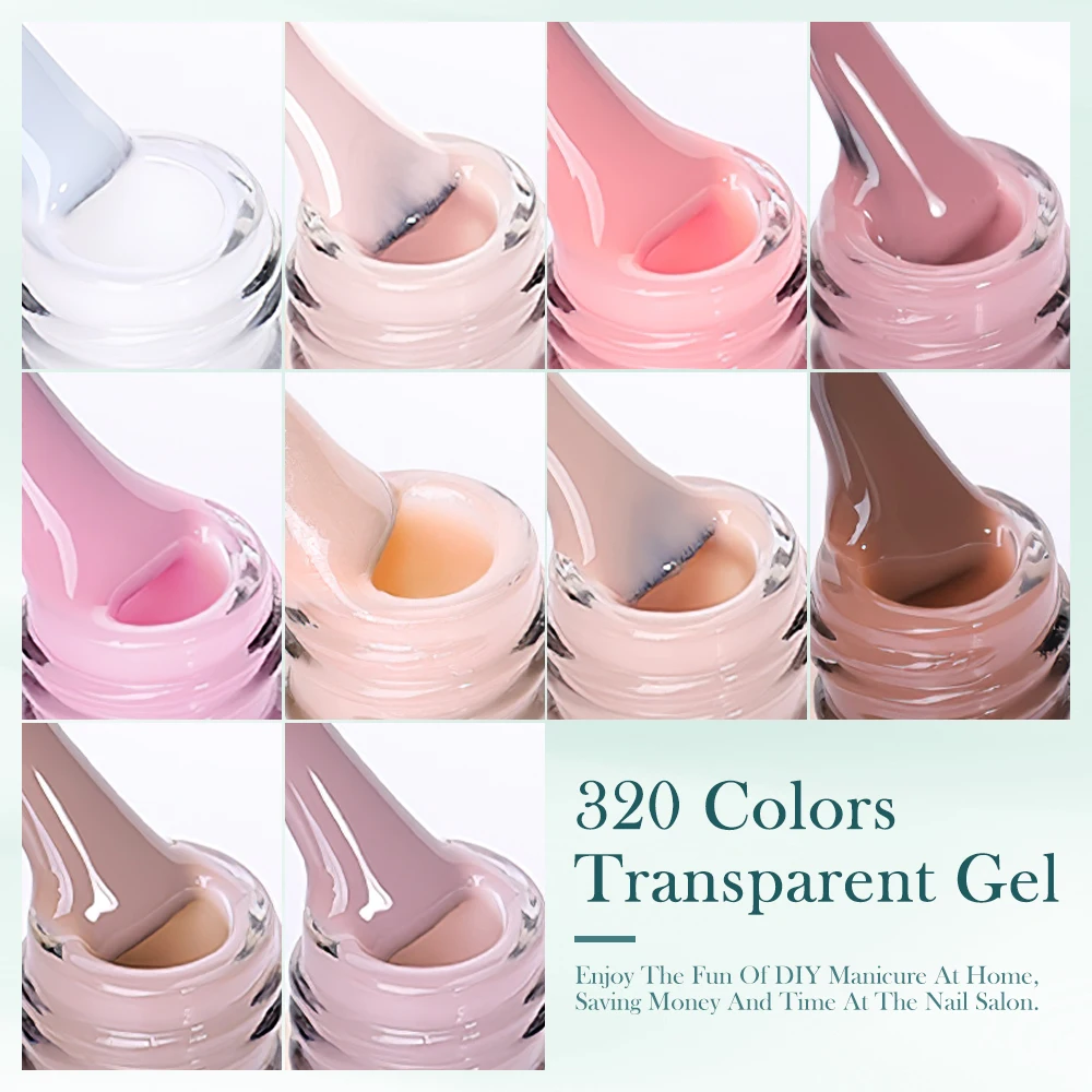 New Arrival Transparent Gel  Factory Wholesale Jelly UV Gel Polish