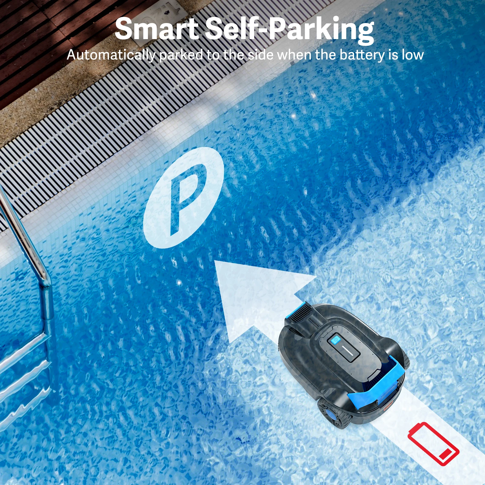Pool Cleaning Tools Cordless Swimming Pool Cleaning Robot Automatic Pool Cleaner Robot