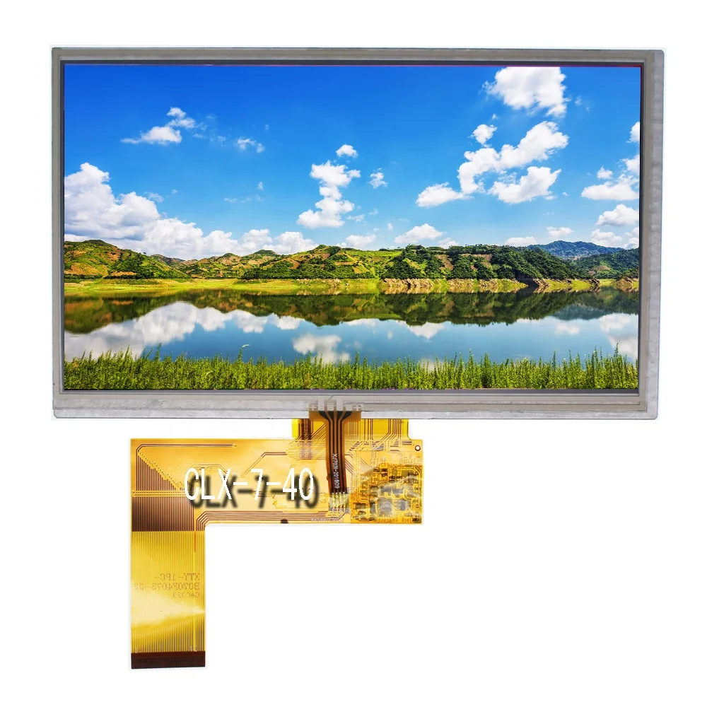 WITH Resistance TOUCH PANEL 7 inch TFT RGB 40PIN 800X480 LCD DISPLAY SCREEN MODULE