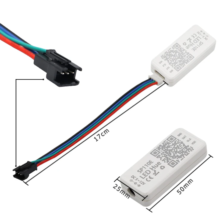 Приложение SP110E, 1024 пикселей, умный светодиодный пиксельный контроллер