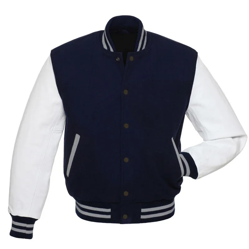 
Unisex American Style Varsity Jacket University College Baseball Jacket 