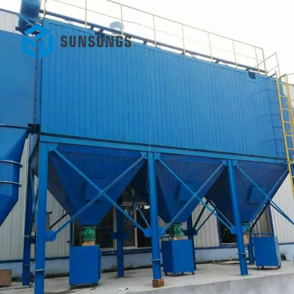 Low Price Industrial Dedusting System Jet Pulse Long Bag Type Workshop High Temperature Dust Collector Used in Cement Plant