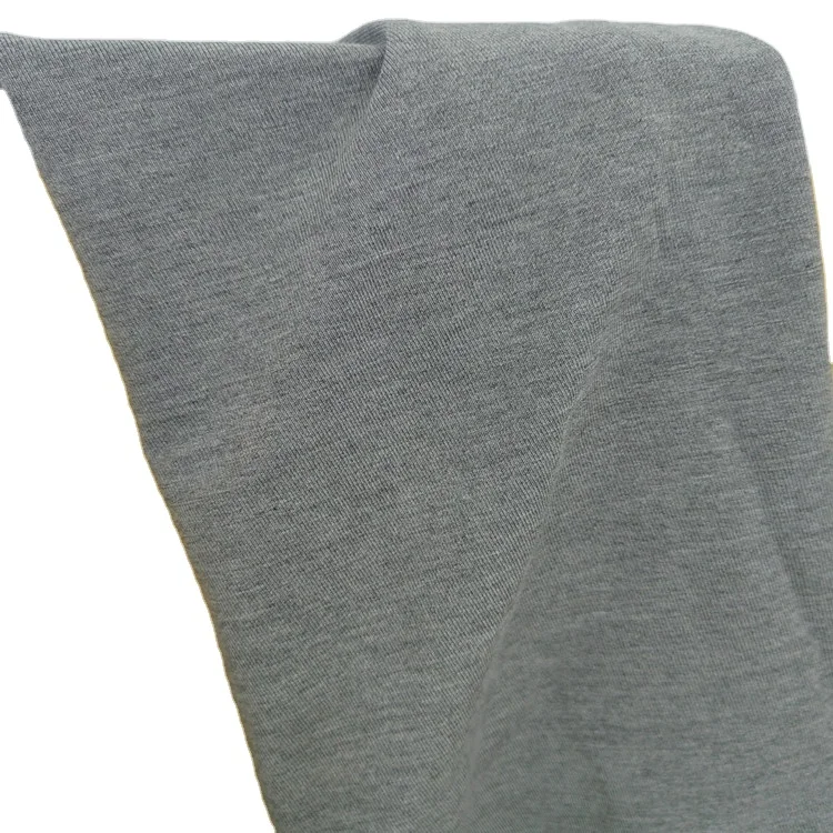 32s fine cotton single side sweatcloth cotton spandex fabric for pajamas underwear