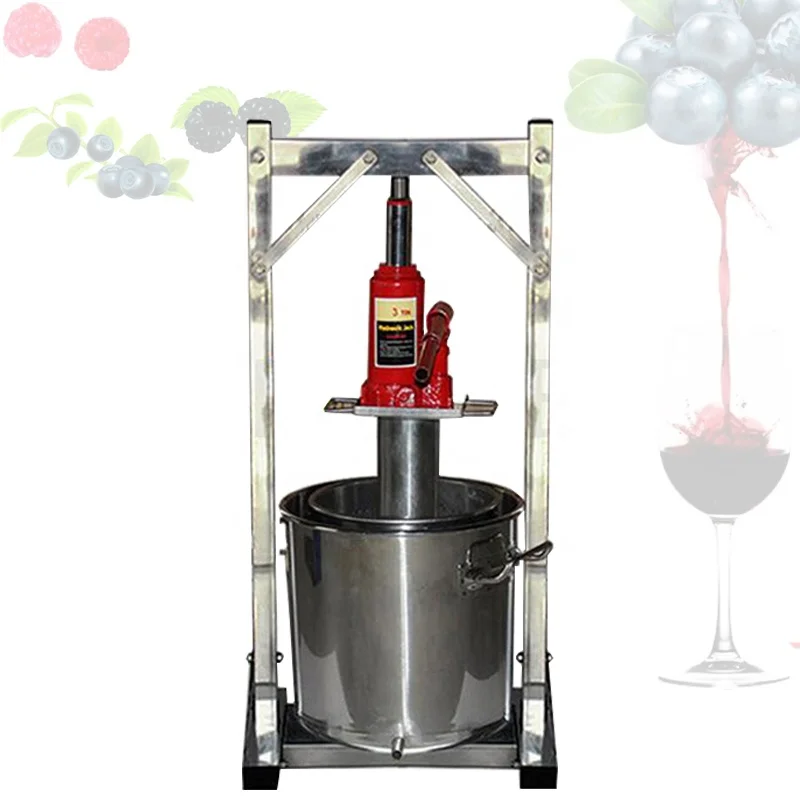 Stainless Steel Grape Hand Hydraulic Juicer Machine Juice Crusher Grape Wine Juice Presser Squeezer